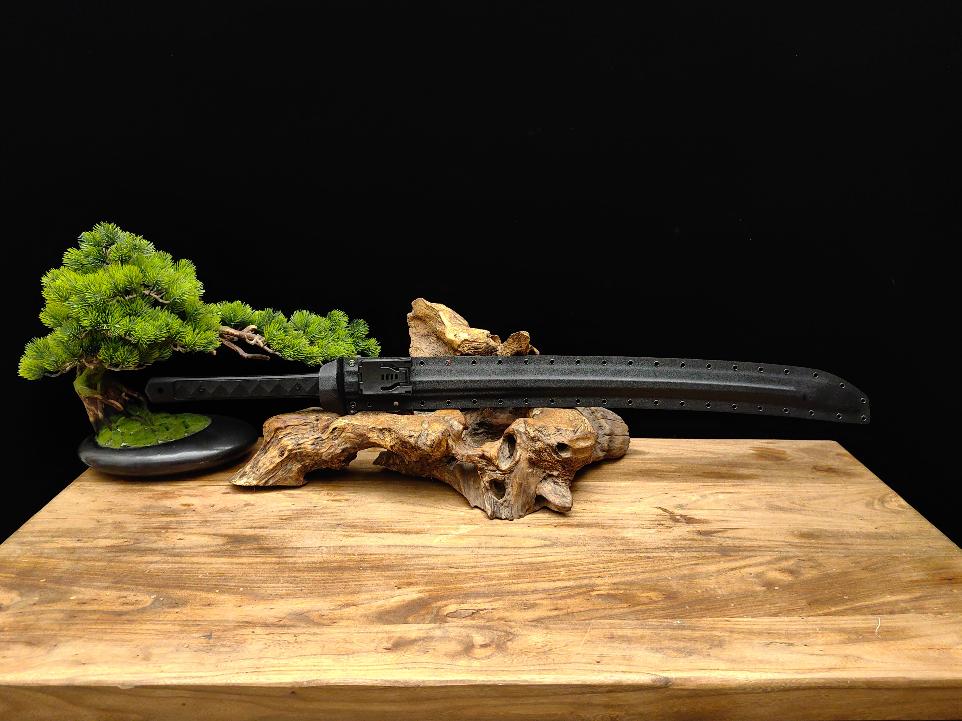 5160 Steel Tactical Katana – G10 Handle with Kydex Sheath