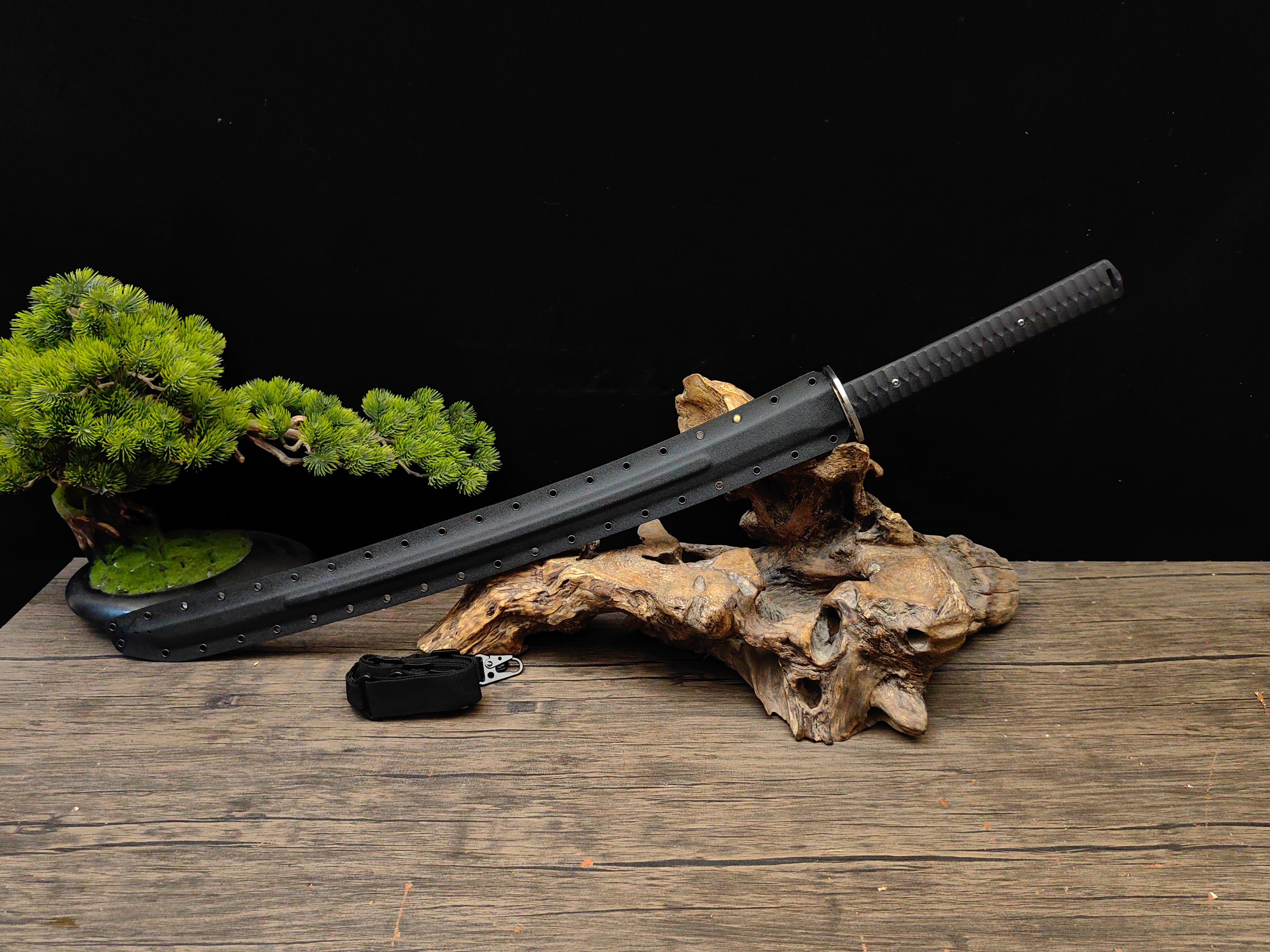 65Mn Tactical Katana – G10 Handle with Kydex Sheath