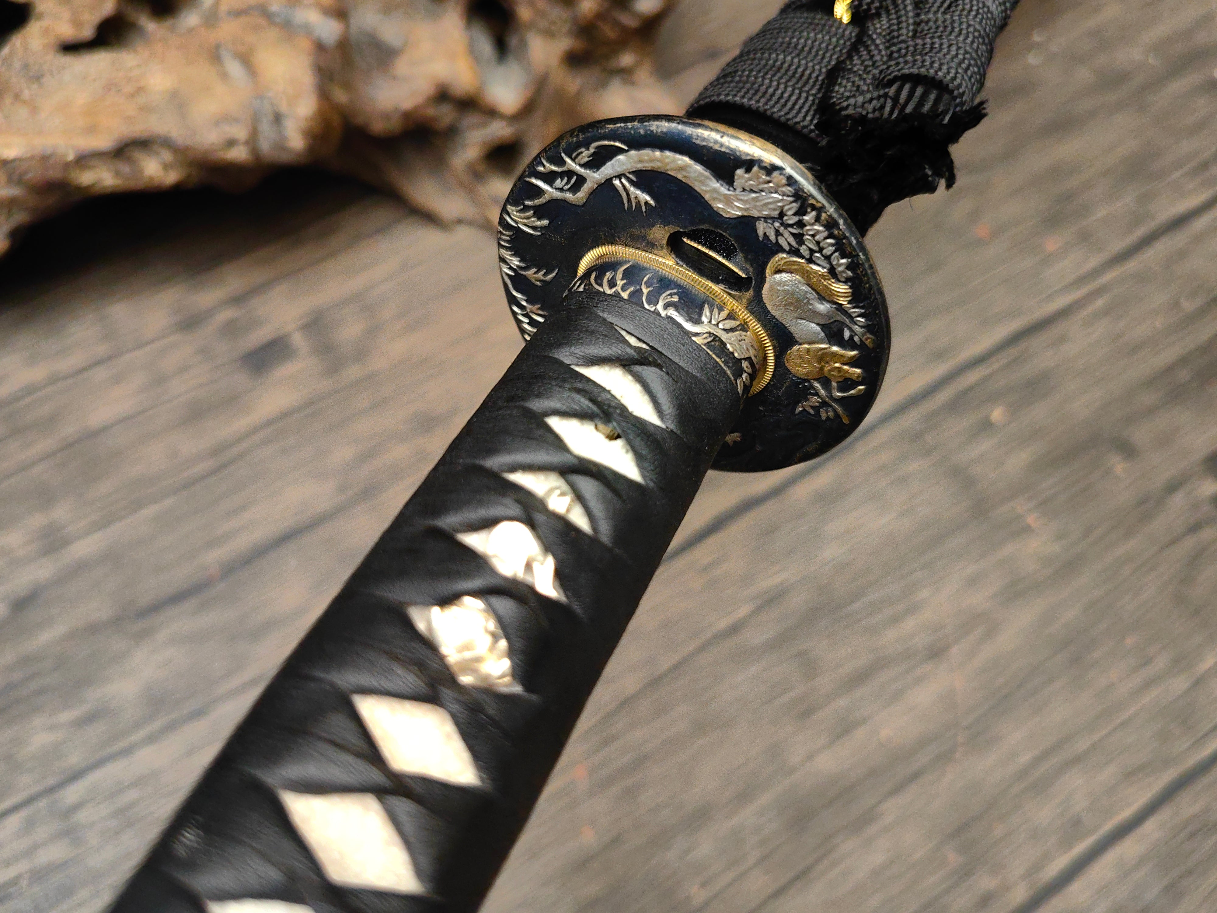 S7 Steel Heavy-Cutting Katana – Forged for Extreme Impact