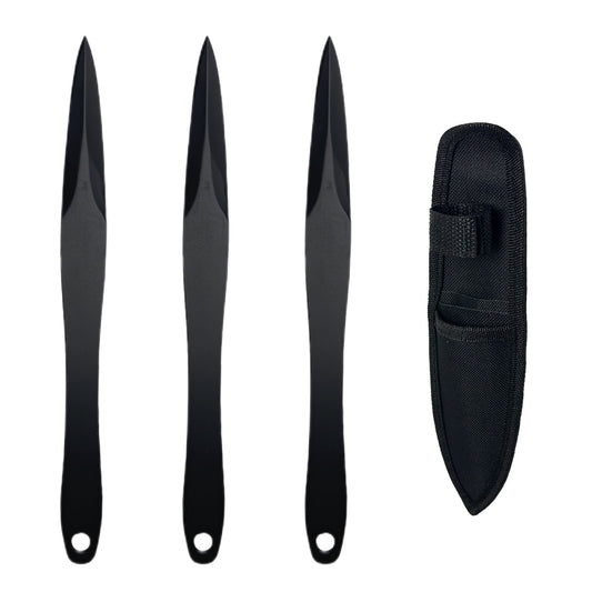 [US Amazon Available] Willow Star in Black-Throwing Knife (3 Pieces)